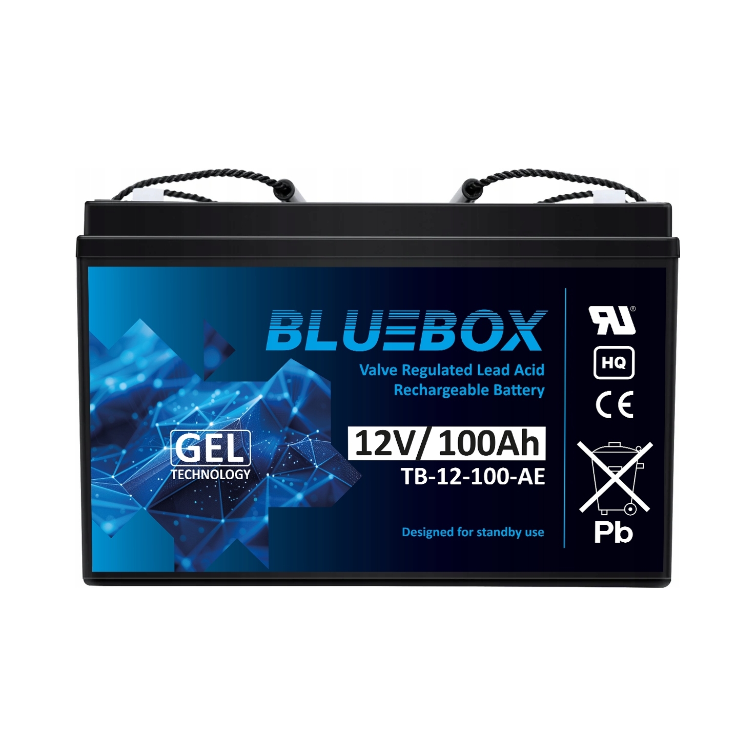 Akumulator Bezobsługowy 100Ah 12V Bluebox Vrla Gel Żelowy do Ups zasilanie