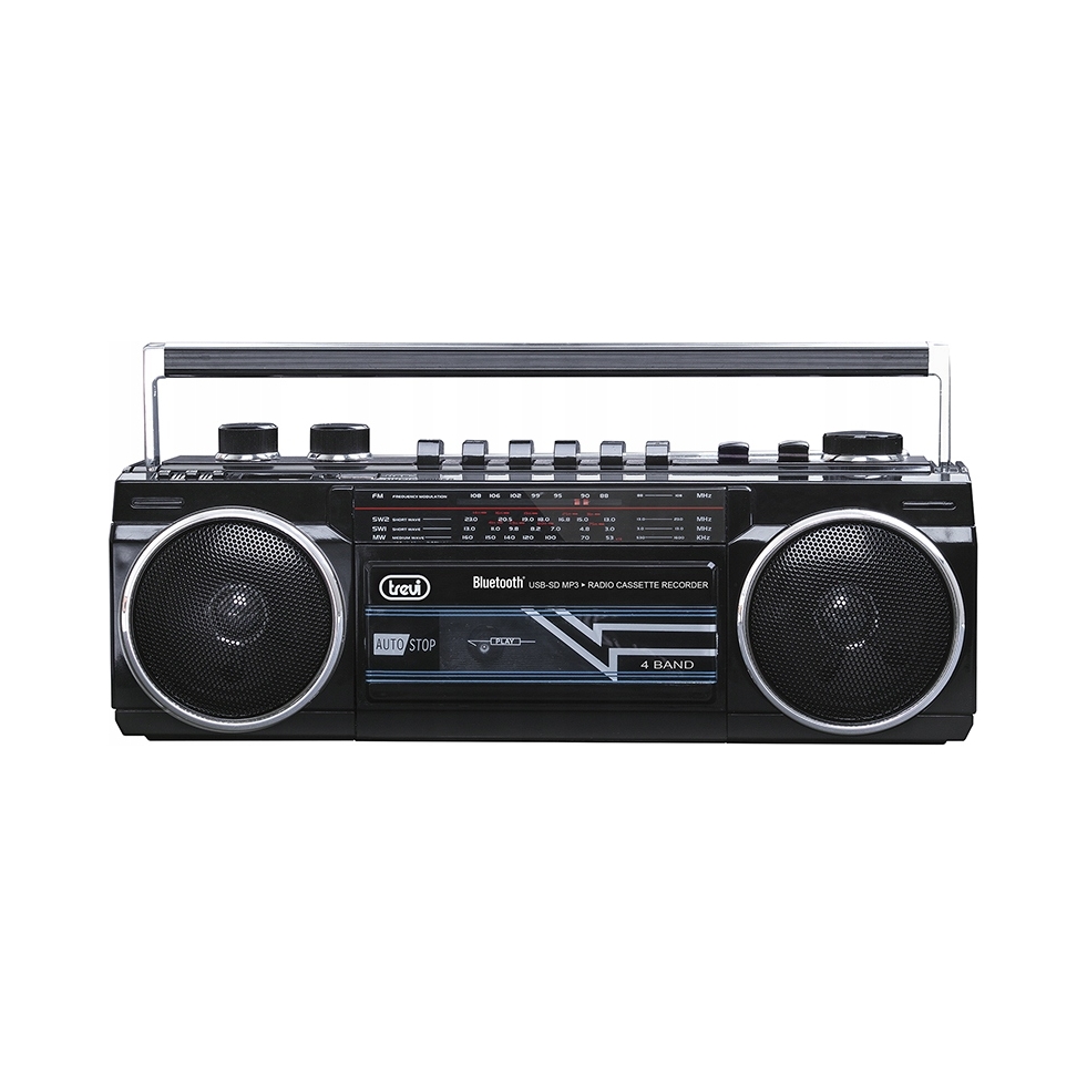 RADIOMAGNETOFON NA KASETY BLUETOOTH/USB/SD/MP3 RADIO KASETA BOOMBOX