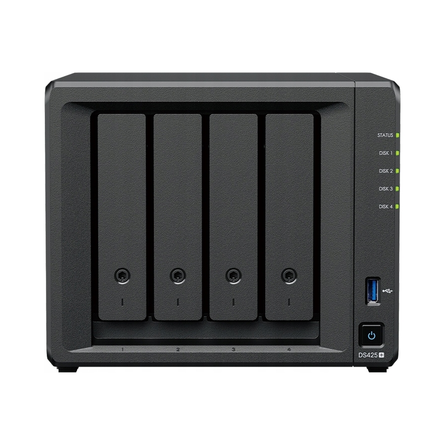 Synology Nas sieťový úložný priestor DS425+ 2GB DDR4 Ram HDD+NVMe 1x2,5GbE