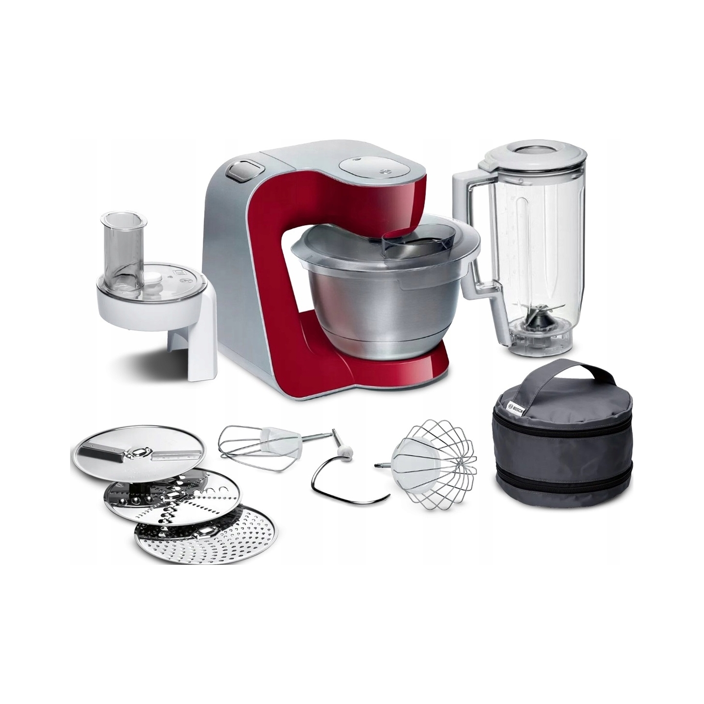 Robot kuchenny Bosch MUM58720 1000 W czerwony