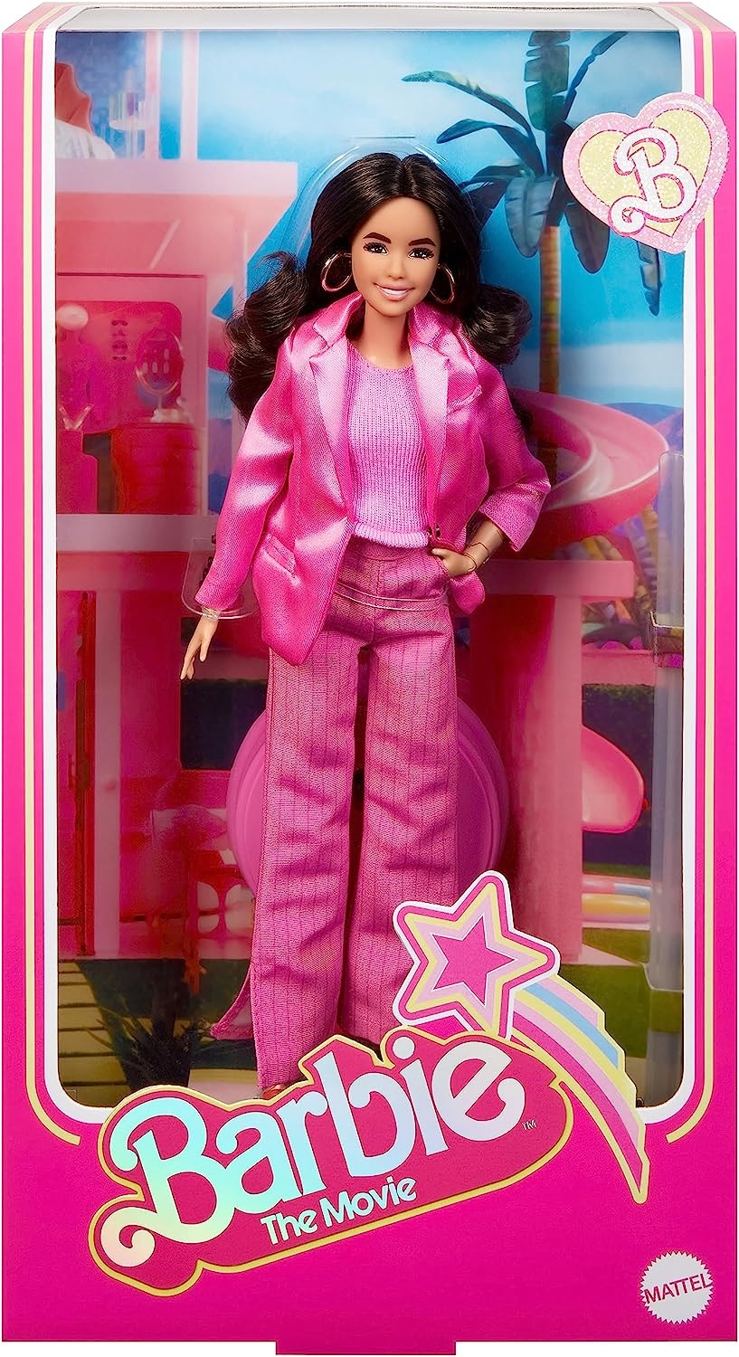 Barbie Friend w kultowym kostiumie filmowym Gloria HPJ98