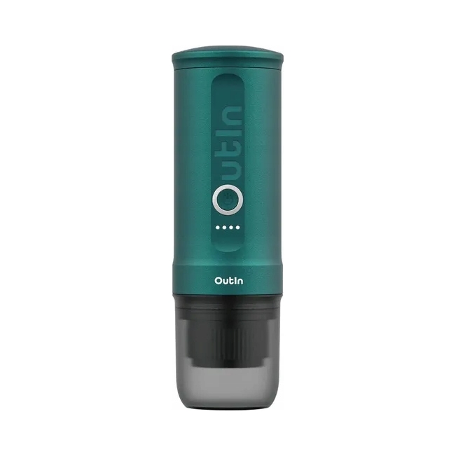 Prenosný automatický kávovar Outin Nano Espresso Maker 20 bar tyrkysový