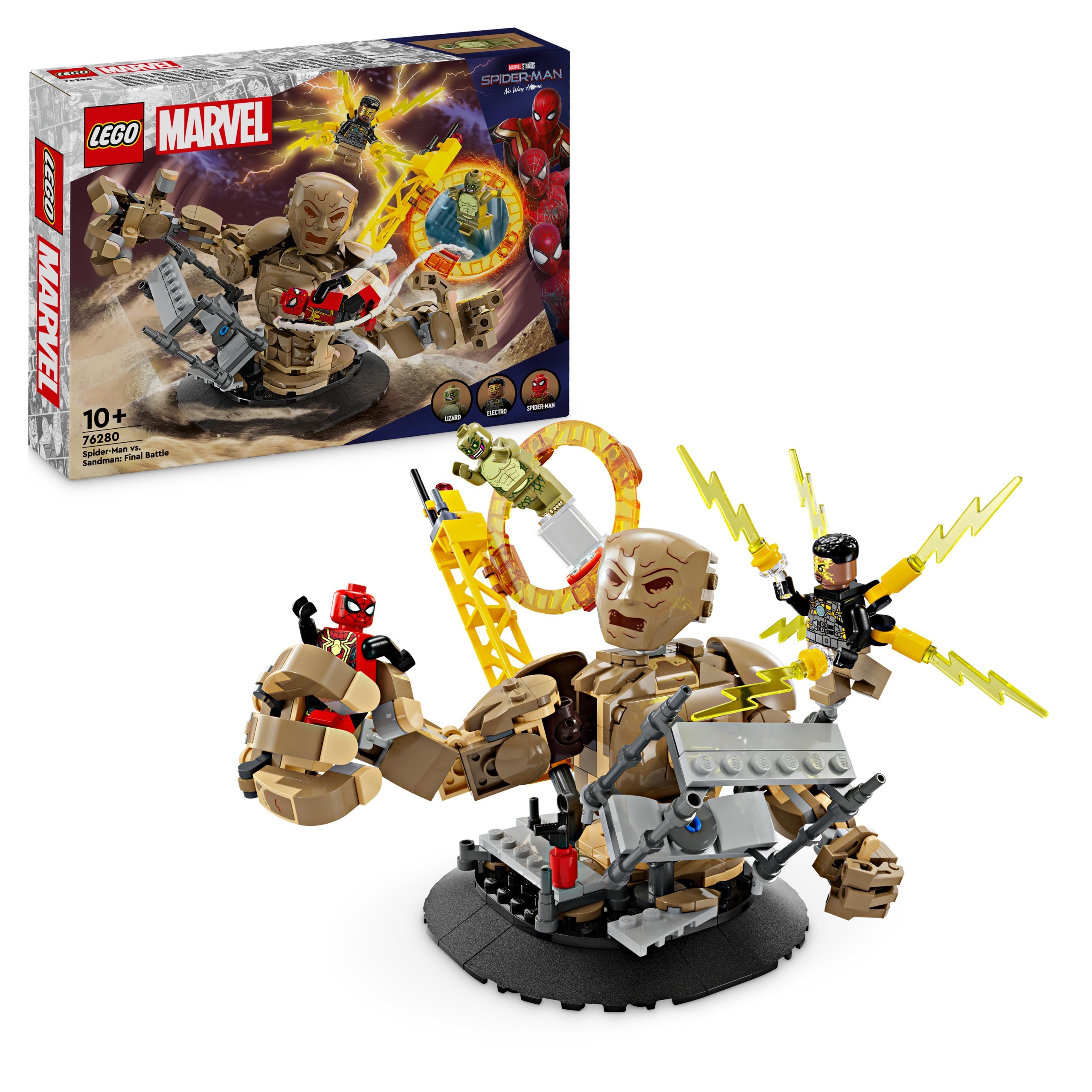 Lego Heroes 76280 Spider-Man versus Sandman: Poslední bašta