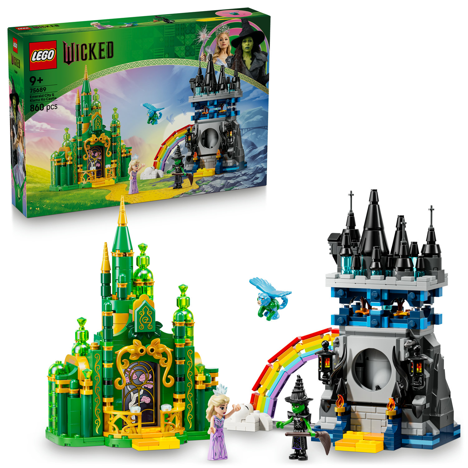 Lego Wicked 75689 Emerald City a zámek Kiamo Ko