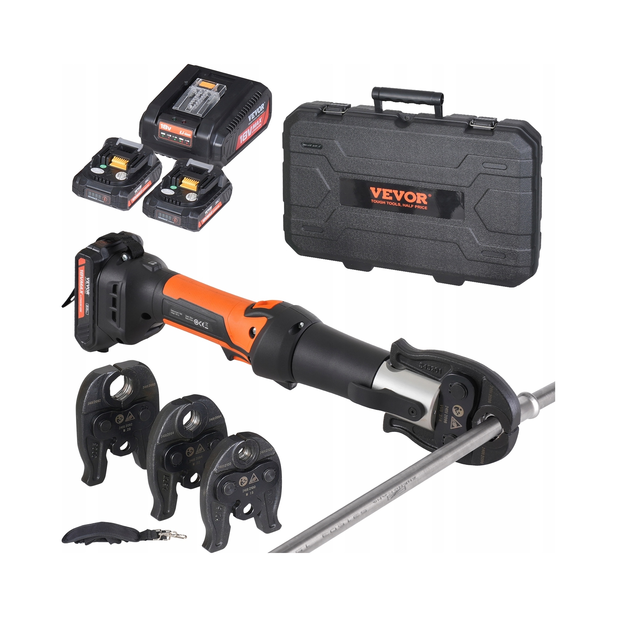 Akumulátorová svorka Vevor SL-1930 19KN černá M15 M22 M28