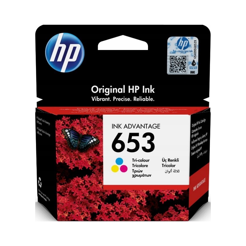 Hp inkoust č. 653 3YM74AE barva