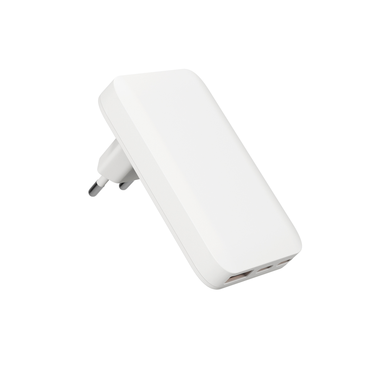 Epico UltraBoost GaN 65W tenká cestovní nabíječka EU65 bílá