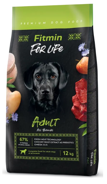 Levně Fitmin Dog For Life Adult krmivo pro psy pro dospělé psy 12 kg