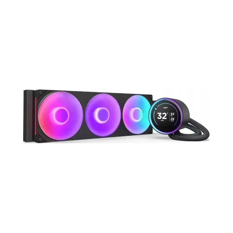 Vodné chladenie Nzxt Kraken Elite 360 ​​LCD Rgb V2 čierne