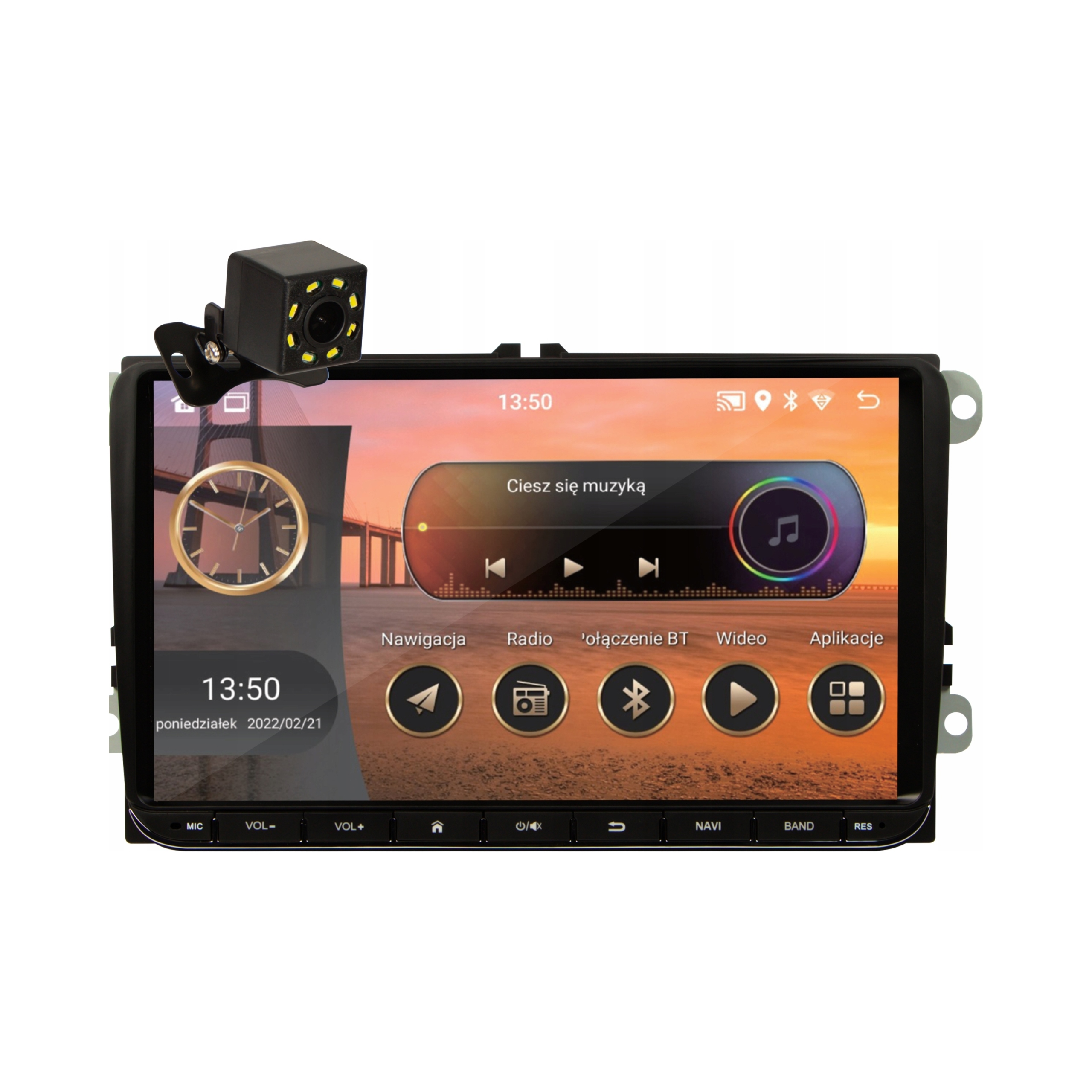 Radio Vw Eos 2006 2016 Transporter T5 Lift 2009 2015 Amarok 2010 2020