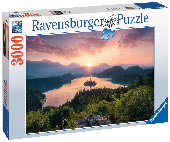 Puzzle 3000 elementów. Jezioro Bled, Słowenia Ravensburger