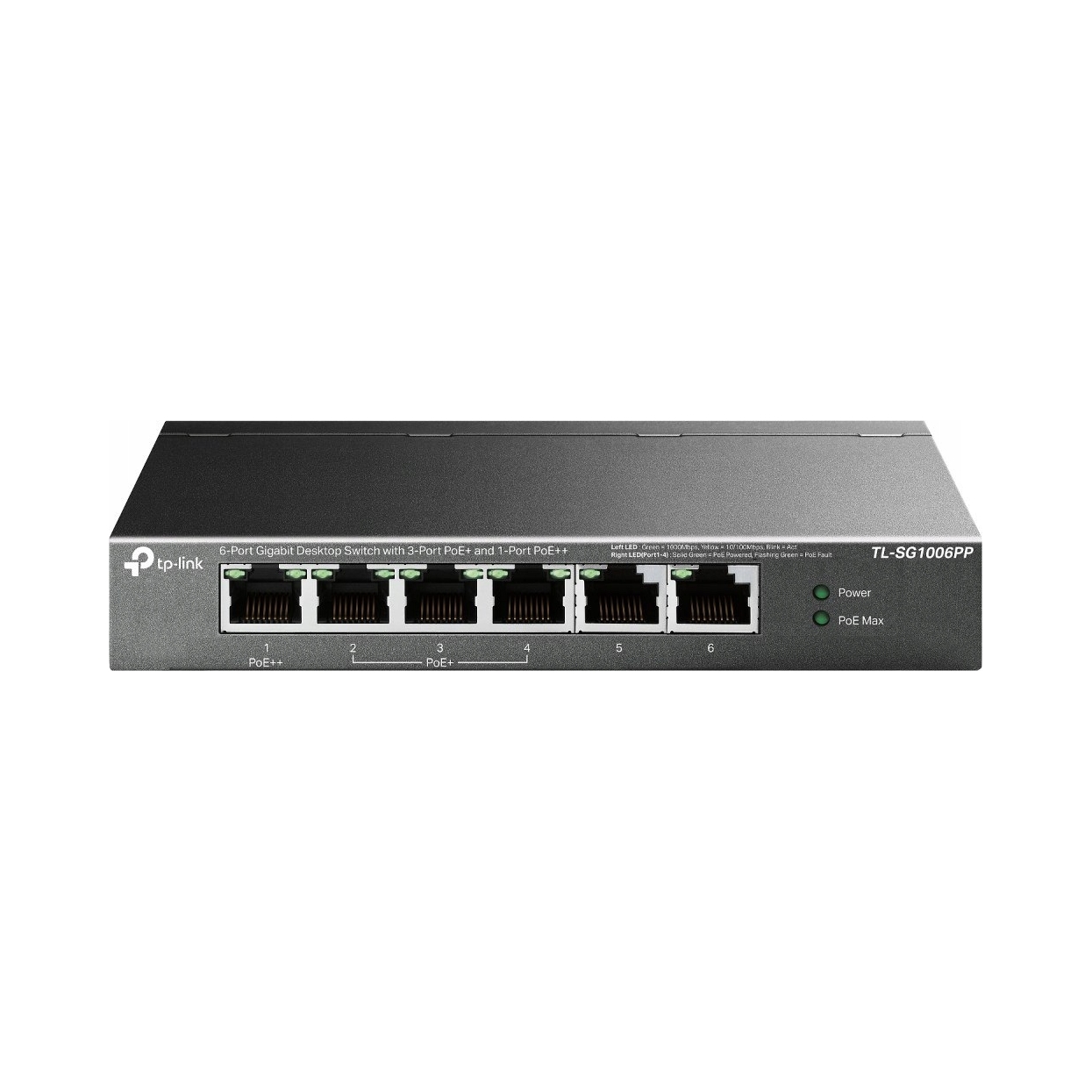 Switch TP-Link TL-SG1006PP 3PoE+ 1PoE++