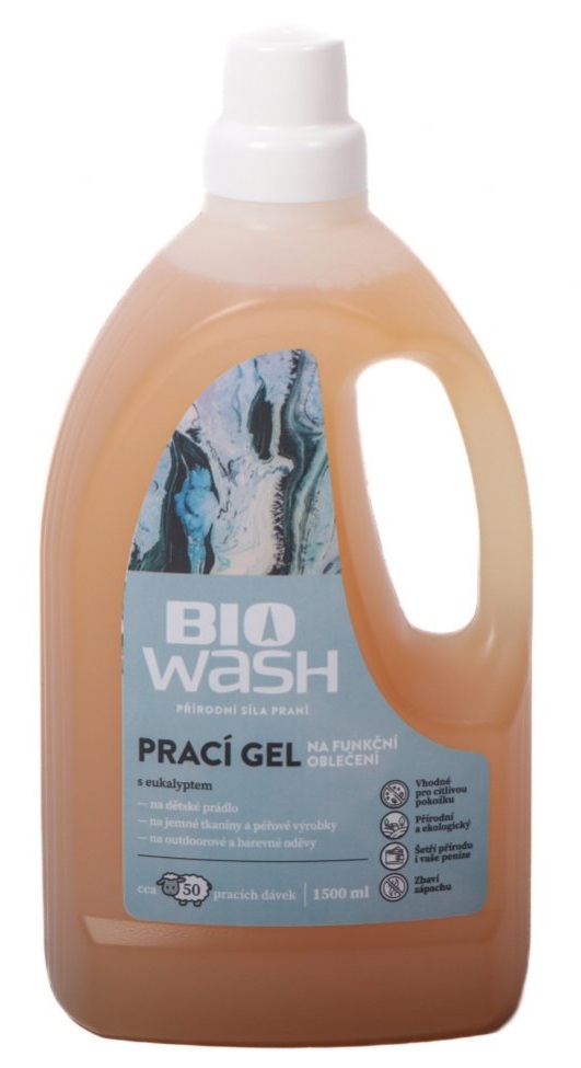 Levně BioWash Prací gel sport Bio eukalyptus