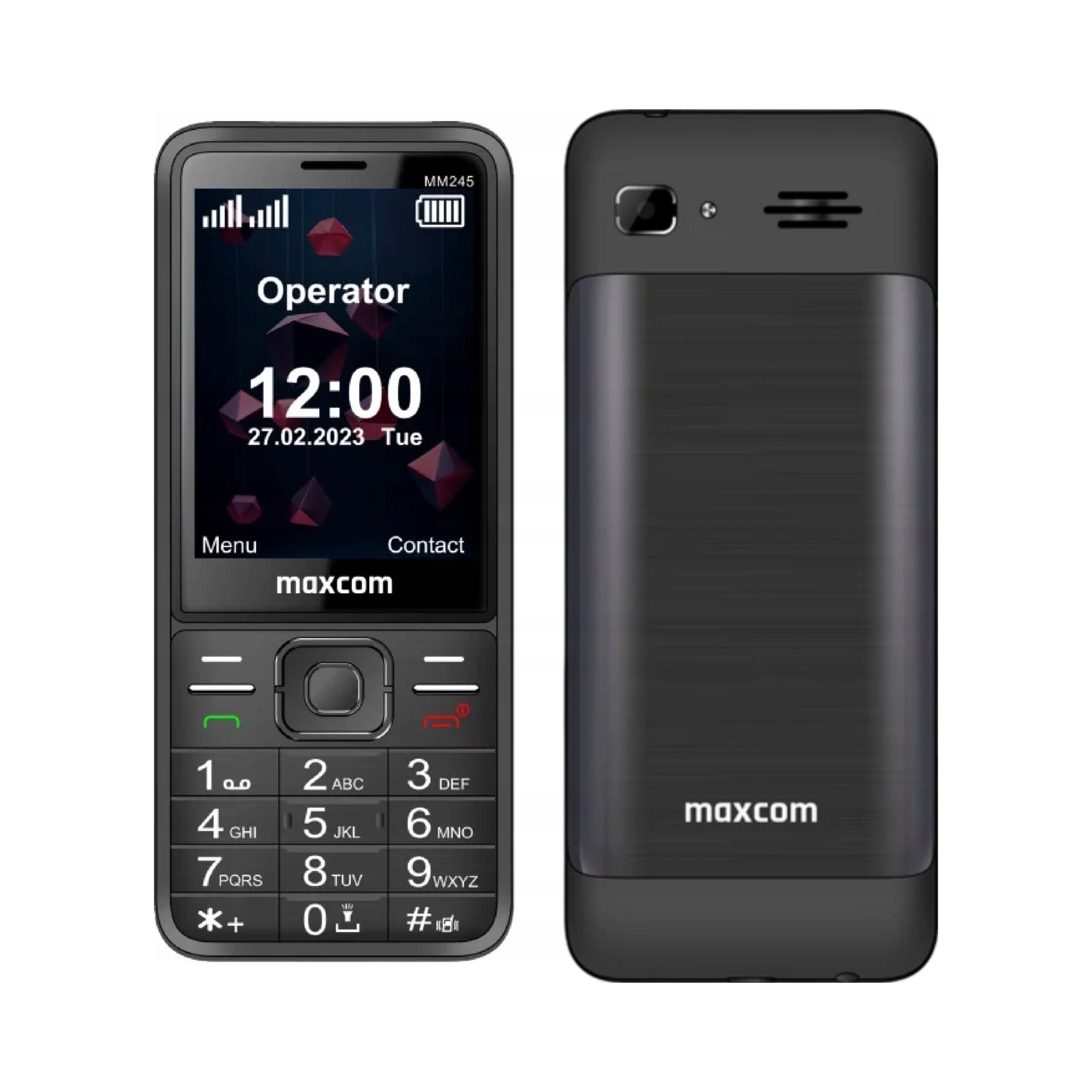 Telefón Maxcom Classic MM245 4G, Usb-c, Lte, Dual Sim, displej 2.8"