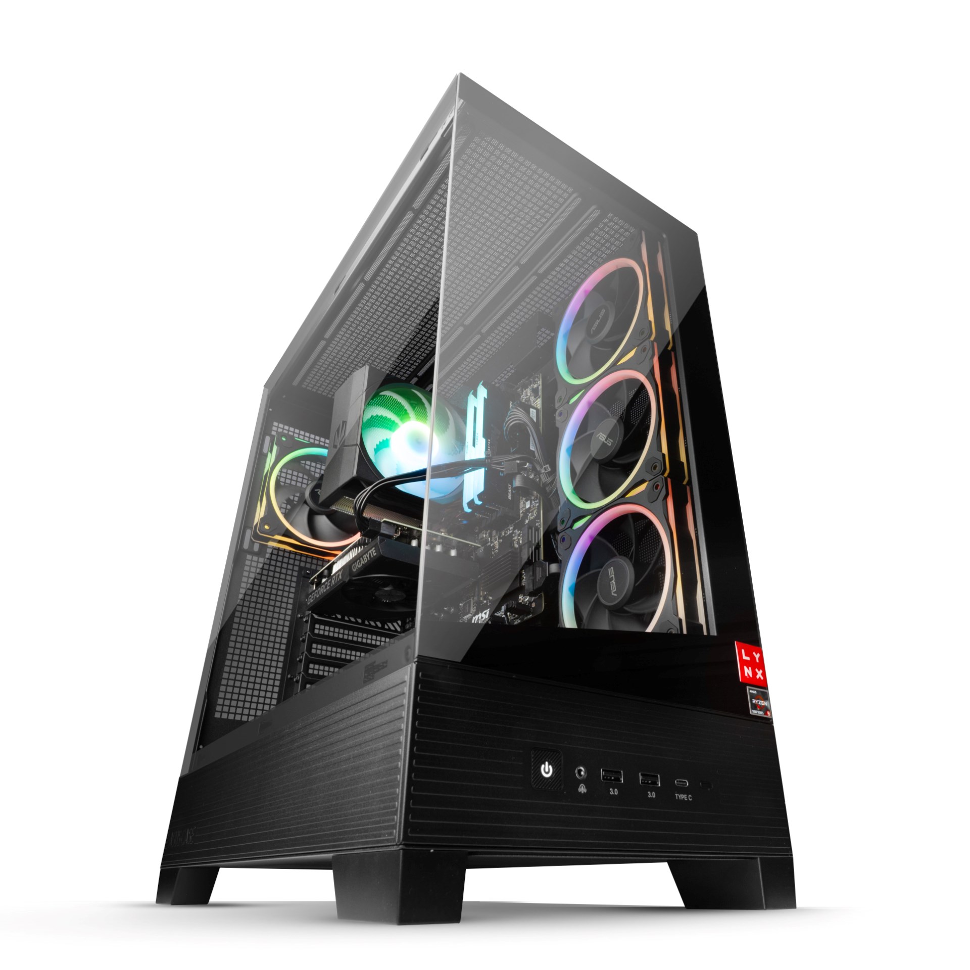 Lynx Challenger Ryzen 7 5800X 32GB 1TB Ssd NVMe Rtx 5070 12G W11 Home