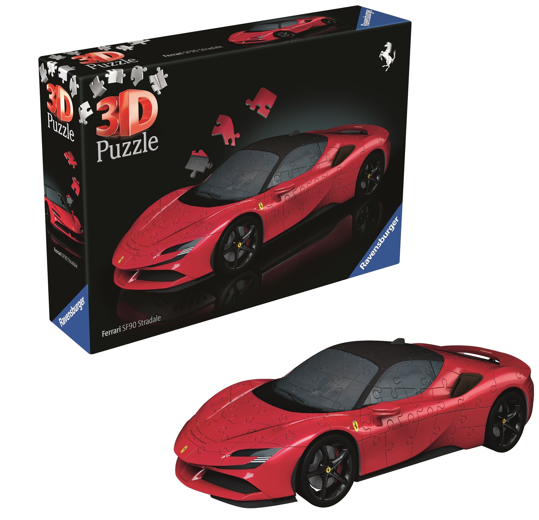 Puzzle 3D Ravensburger Ferrari SF90 Stradale 115761 108 Sztuk Zestaw
