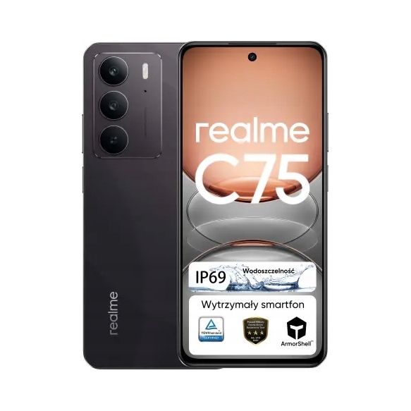 Realme C75 8 Gb 256 Gb, barva Storm Black (Černá bouře)