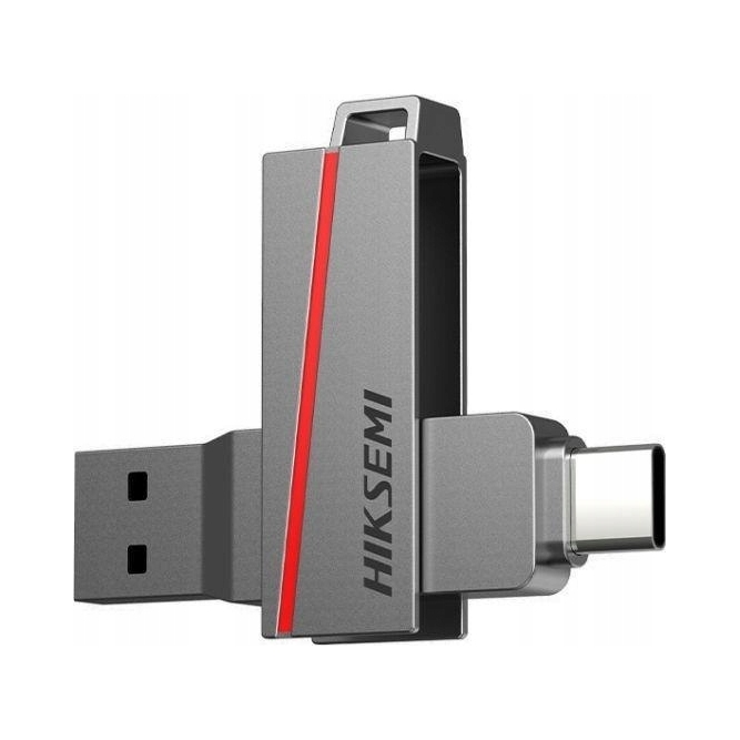 Pendrive Hiksemi 128 Gb Usb 3.0/3.1/3.2 szary metalowy