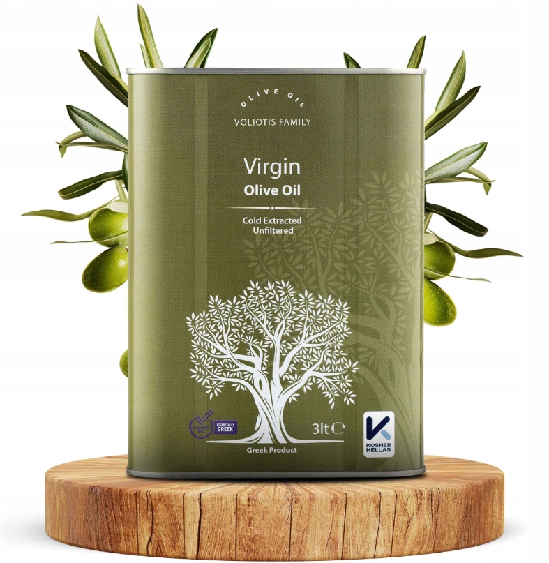 Levně Olivový olej na smažení Virgin Grecka 3 l Natural Čerstvá Sbírka 2025/2026