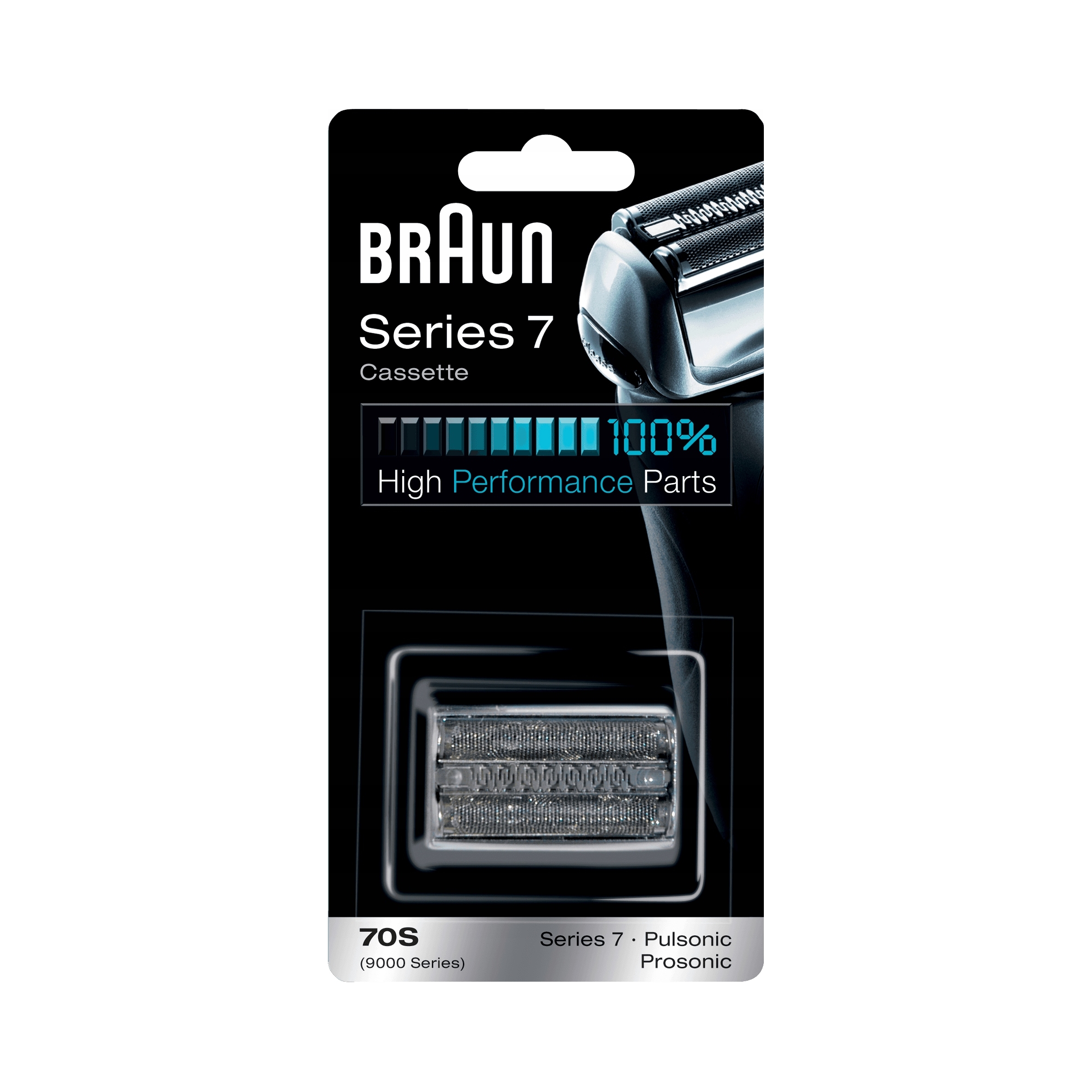 Oryginalna głowica Braun Series 7 70S folia Pulsonic Prosonic kaseta 9000