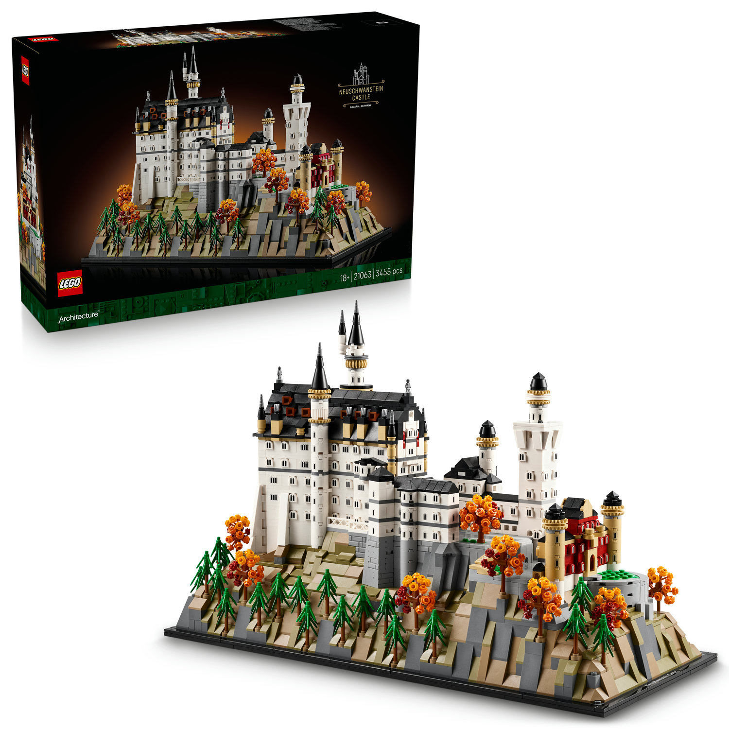 LEGO Architecture 21063 Zamek Neuschwanstein Marka LEGO