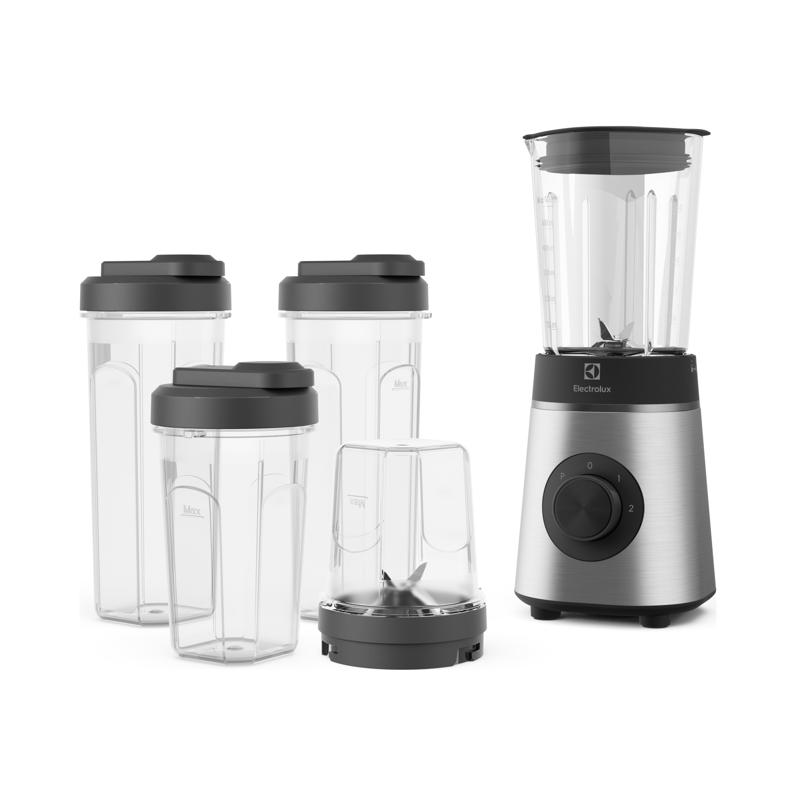 Stolní mixér Electrolux Create 4 E4CB1-6ST 350 W stříbrný/šedý