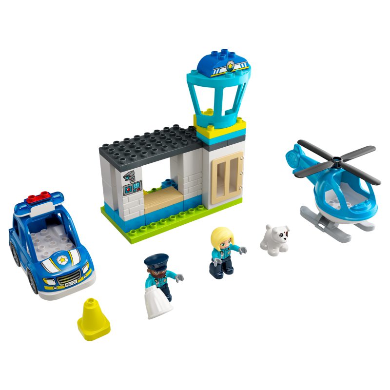 LEGO DUPLO Posterunek policji i helikopter 10959 Marka LEGO