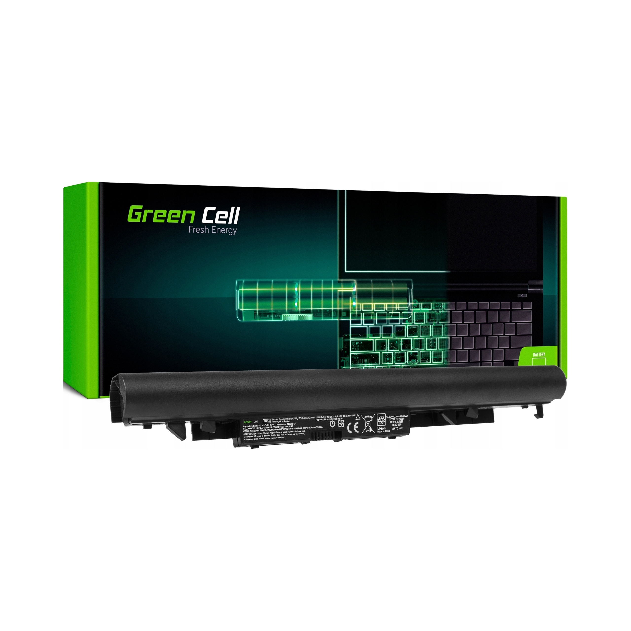 Green Cell Bateria do HP 240 G6 JC04 14,8V 2,2Ah