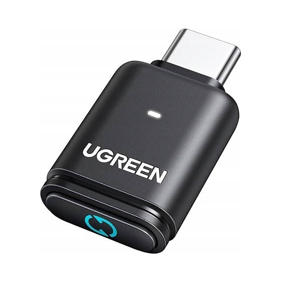 Adapter Bluetooth 5. 3 Ugreen BT501, Usb- C, aptX Hd (czarny) Ugreen