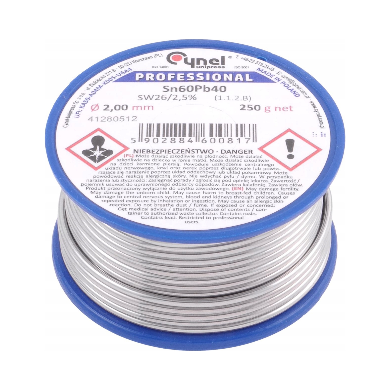 Cín 2,0mm Cívka 250g