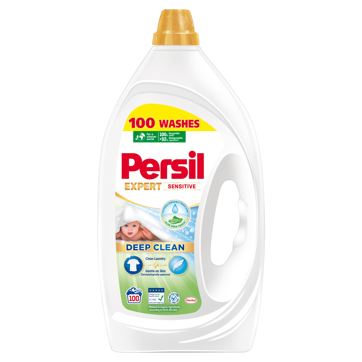 Levně Persil Sensitive prací gel pro citlivou pokožku, 100 praní