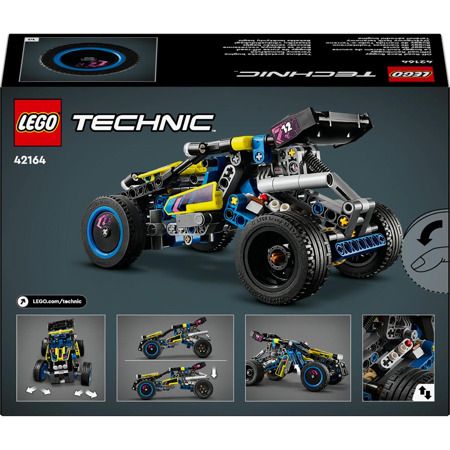 LEGO Technic Wyścigowy łazik terenowy Model Samochód Rajdowy Auto 42164 Wiek dziecka 8 lat +