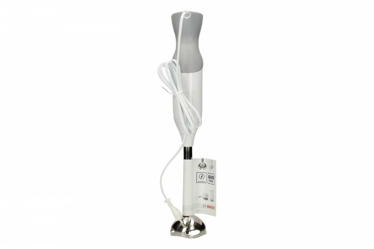 BOSCH Blender Ręczny ErgoMixx 600W Stalowy Nóż 2 Prędkości Biało-Szary — miniatura 11