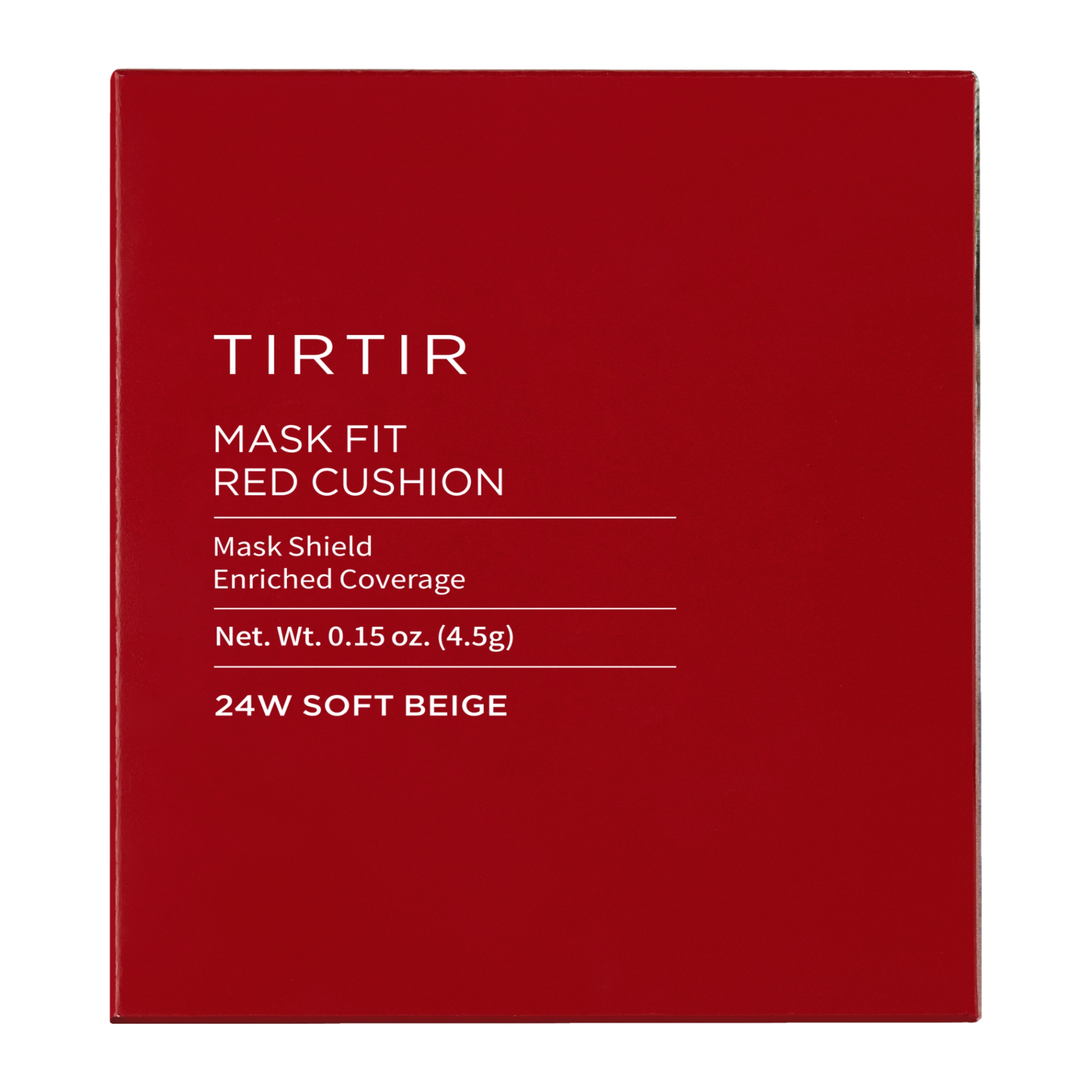 TIRTIR [MINI] MASK FIT RED MINI CUSHION 24W SOFT BEIGE 4.5 g - Podkład w formie Cushion wersja mini — 9