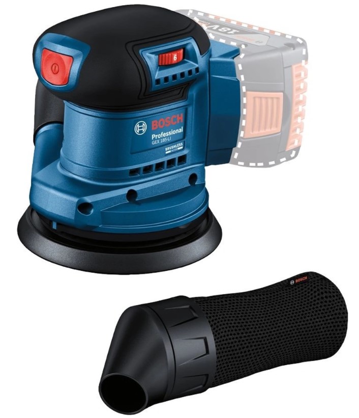 Excentrická Bruska Gex 185-LI Bosch Korpus