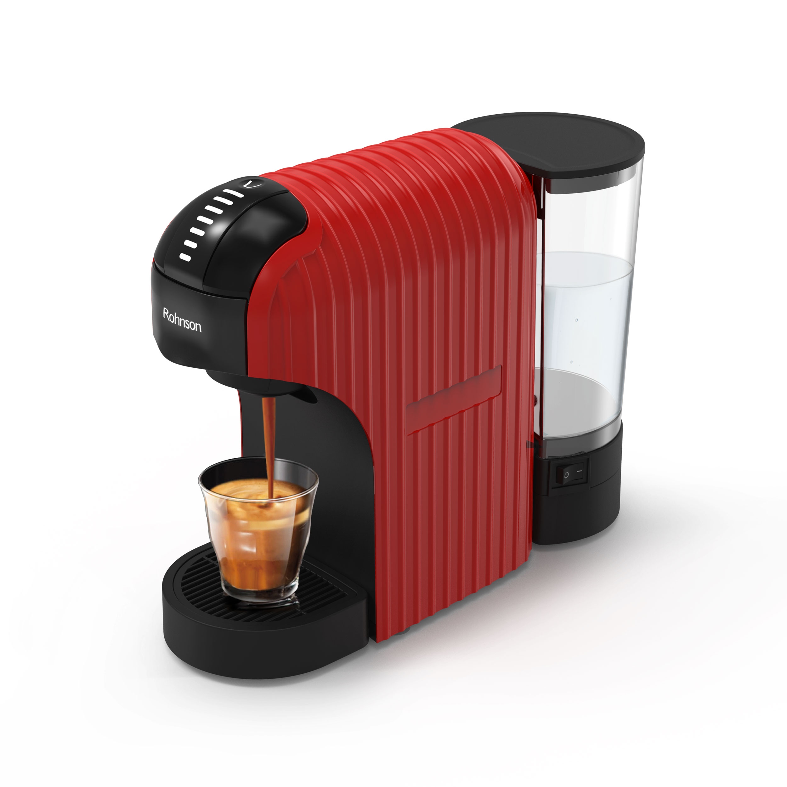 Prepadový kávovar Rohnson R-98048R 1400 W červený