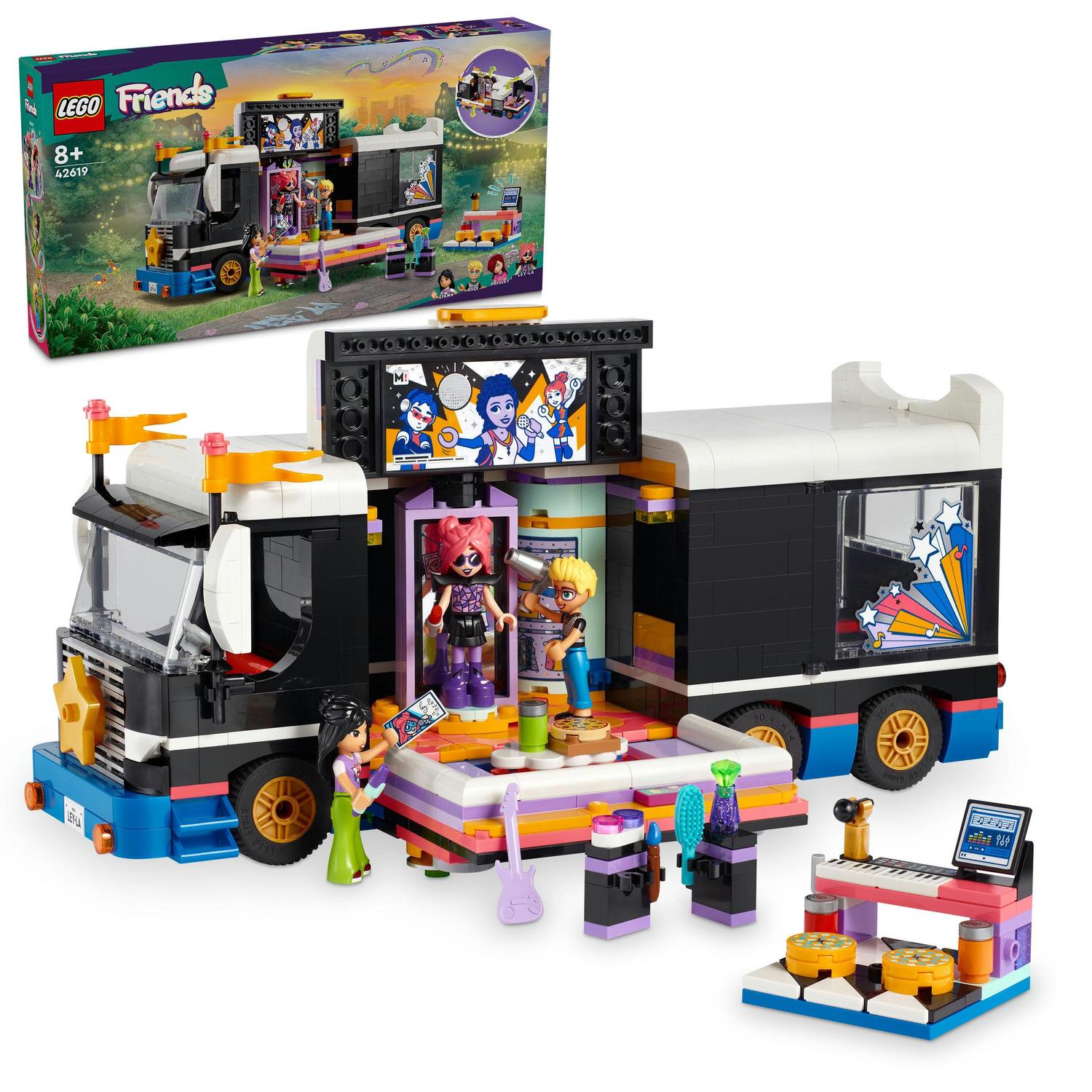Lego 42619 Friends Koncertní autobus popové hvězdy