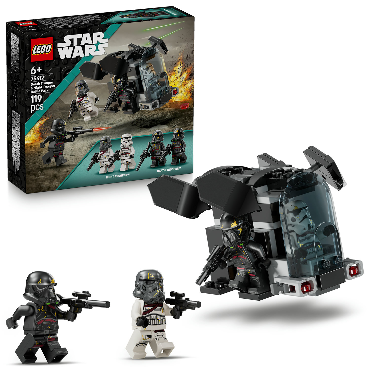 Lego Star Wars 75412 Szturmowiec Śmierci I Nocny Szturmowiec