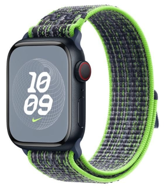 Pasek Apple Nike Sport Loop 44 45 49MM MTL43ZM/A Bright Green Blue