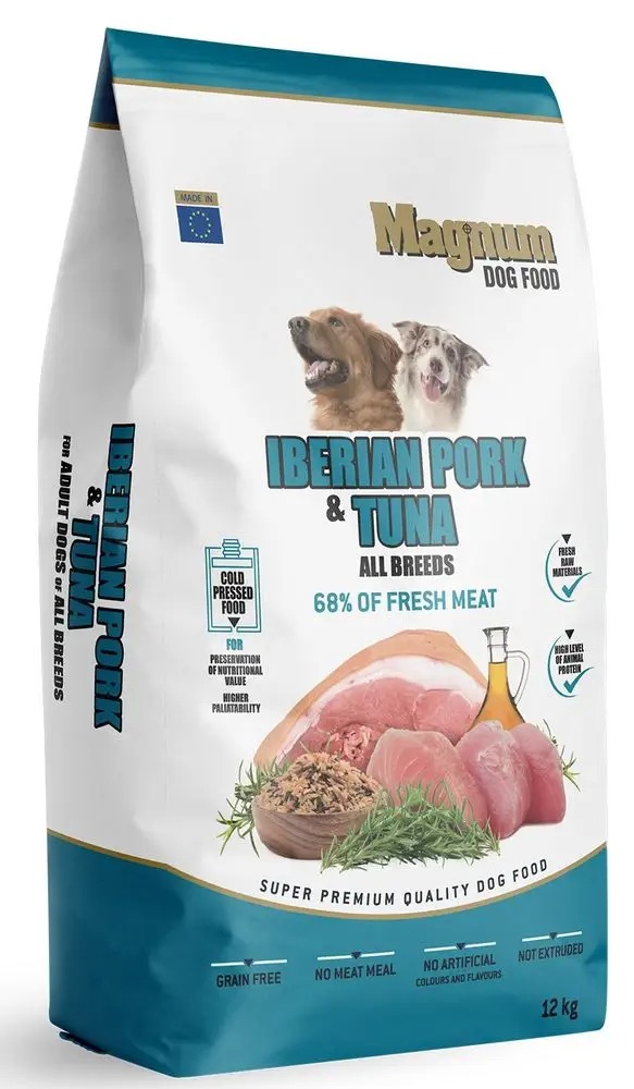 Levně Magnum Iberian Pork & Tuna All Breed 12 kg