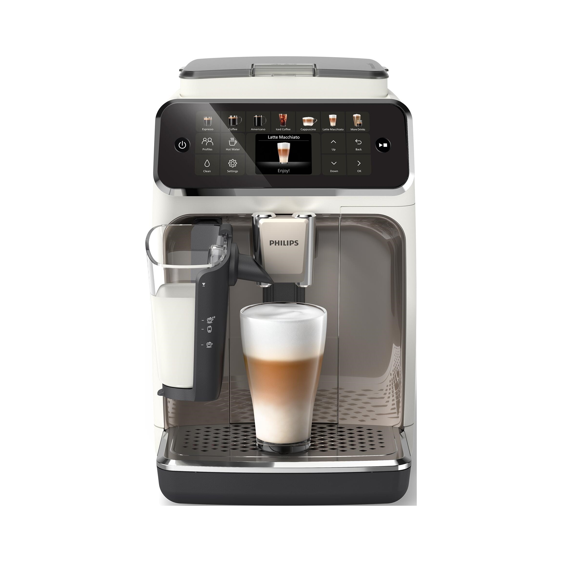 Automatický automatický kávovar Philips EP4443/70 1500 W biely