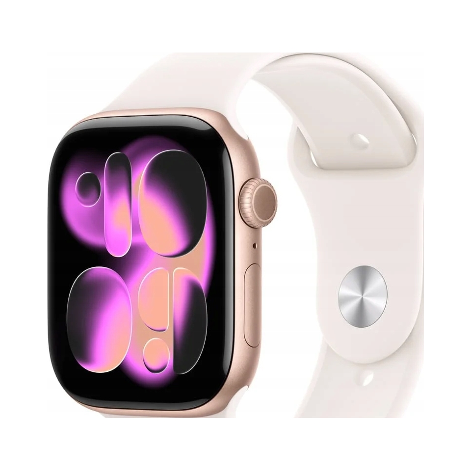 Chytré Hodinky Apple Watch 11 Gps 42 mm Ružový Zlatý Remienok M/L