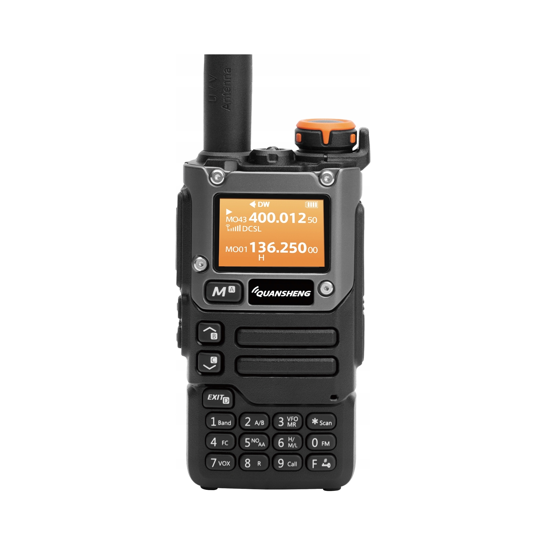 Quansheng UV-K5 přenosný dvoupásmový radiotelefon Vhf/uhf skener 50-600 MHz