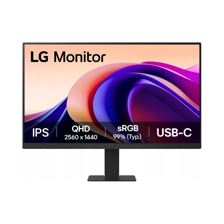 2K Monitor 24 palců Lg 24U631A-B Ips 100Hz 5ms Usb-c