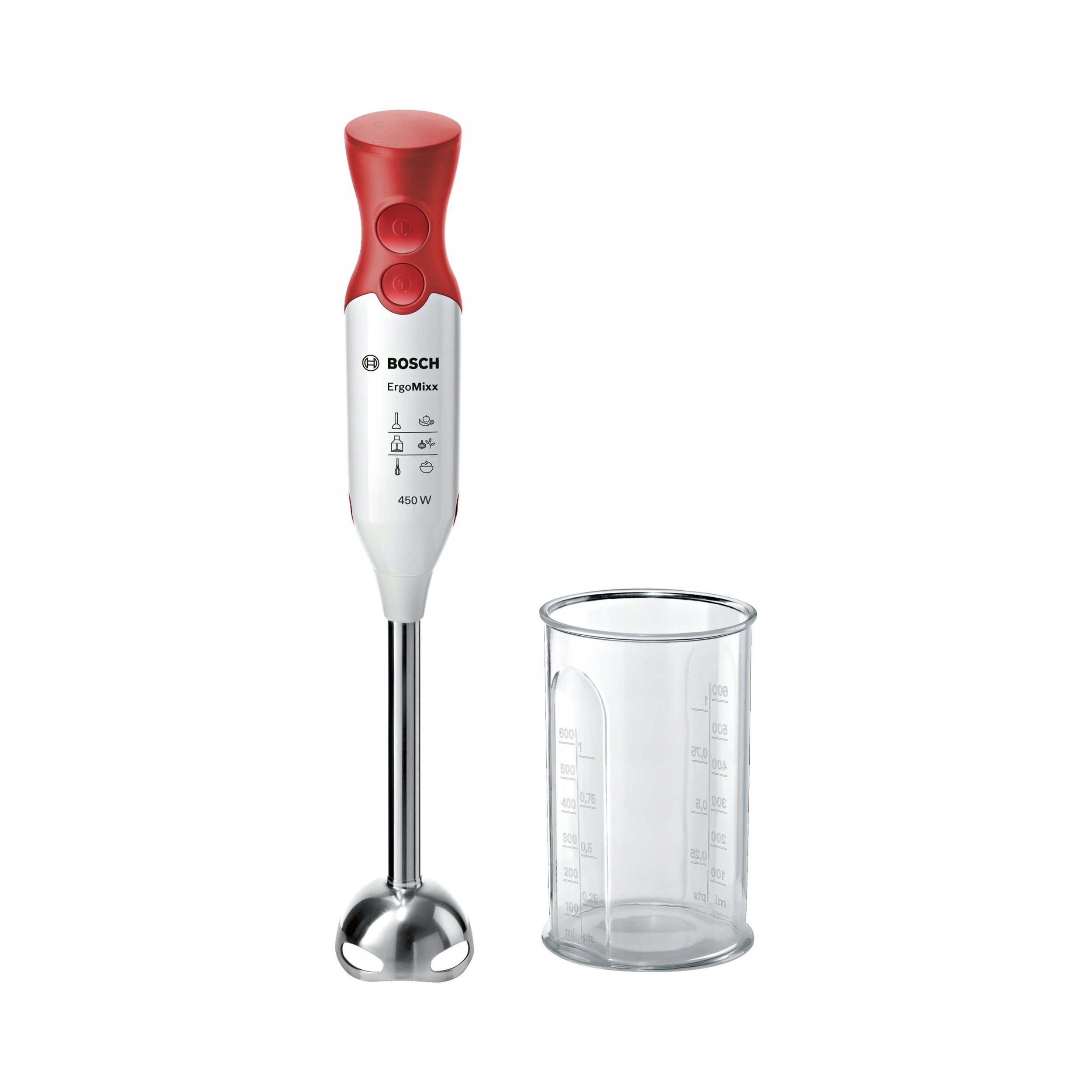 Blender ręczny Bosch MSM64110 450 W biały