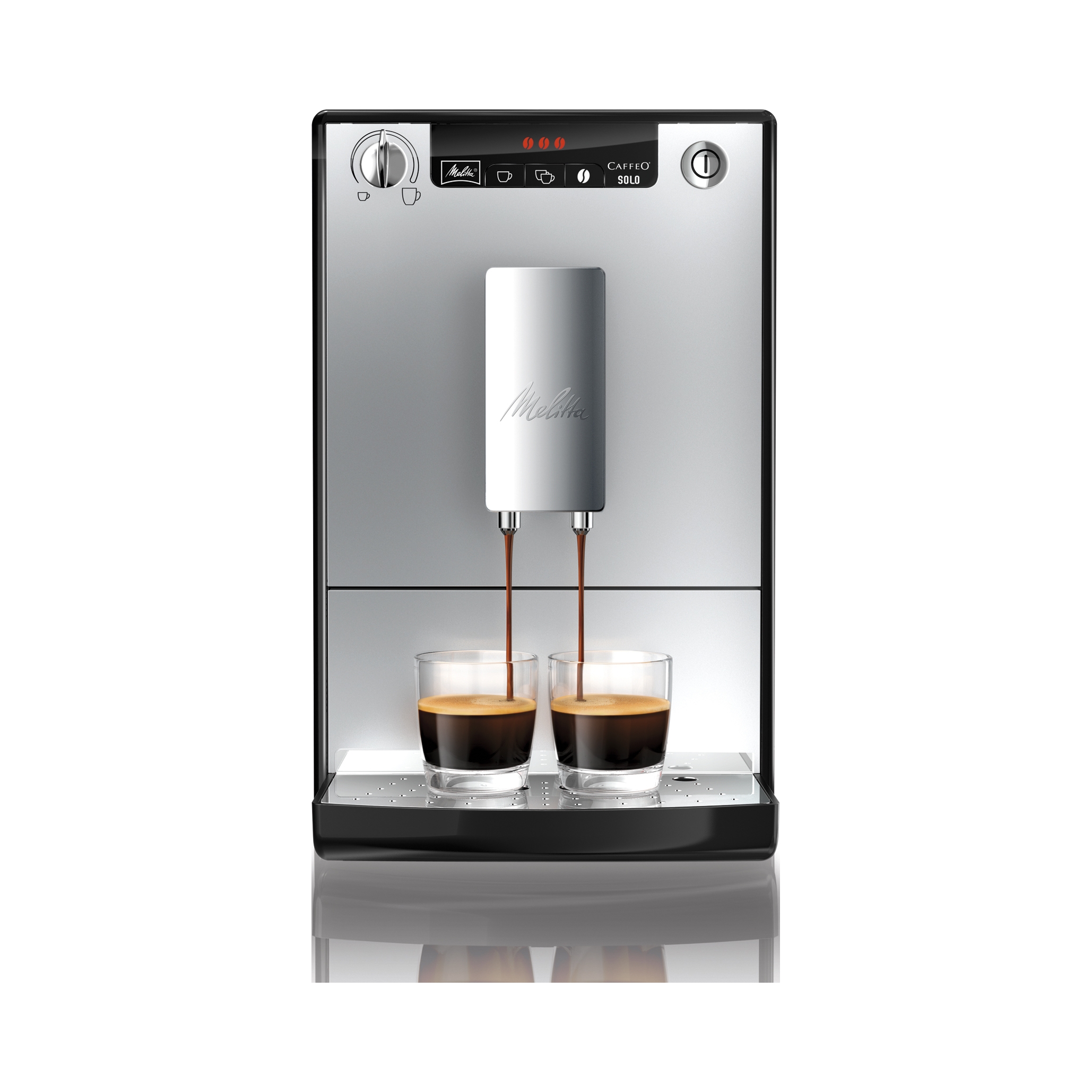 Automatický kávovar na espresso Melitta Solo E950-103 1400 W strieborný/sivý