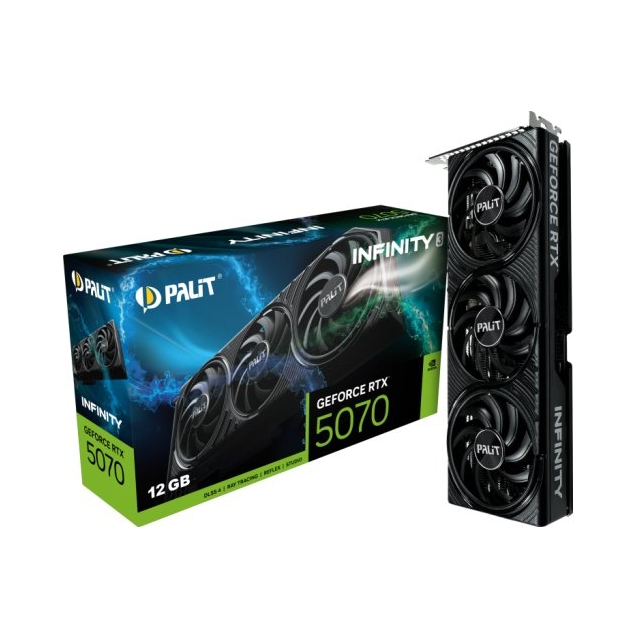 Karta graficzna Palit GeForce RTX 5070 Infinity 3 12GB GDDR7 DLSS4