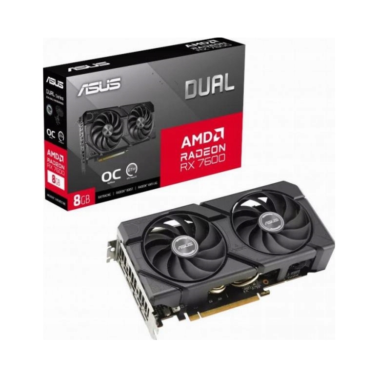 Grafická karta Asus Radeon Rx 7600 8 Gb