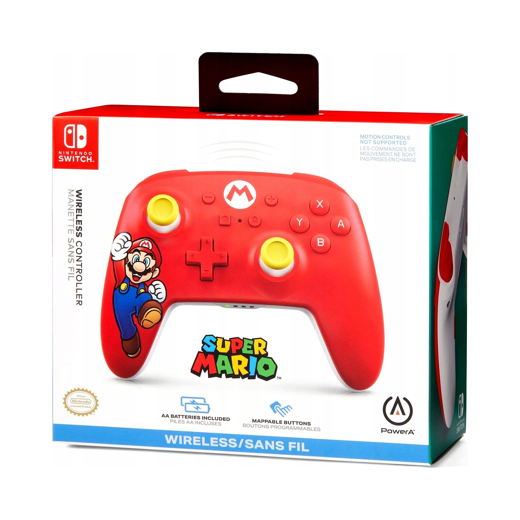 Pad bezprzewodowy do konsoli Nintendo Switch czerwony