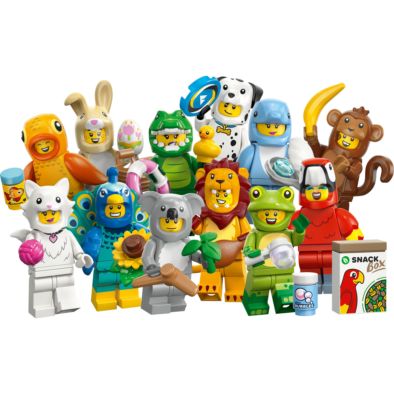 Lego Minifigures 71051 Series 28 Zvířecí komplet Celá řada